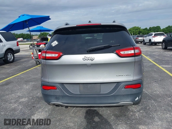 2016 Jeep Cherokee Limited with VIN 1C4PJLDB5GW164781, listed as a IAAI auction lot 42806344 with 137,283 mi miles and . Bid and sale history available at DreamBid. Image 16.