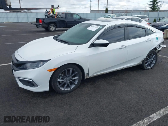 2019 Honda Civic Sedan EX with VIN 19XFC1F36KE213036, listed as a IAAI auction lot 41817643 with 83,332 mi miles. Bid and sale history available at carsss.com. Image 19.