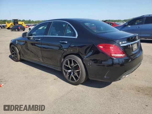2016 Mercedes-Benz C 300 Luxury with VIN WDDWF4KBXGR121516, listed as a Copart auction lot 65587535 with 163,340 mi miles and Salvage title. Bid and sale history available at DreamBid. Image 2.