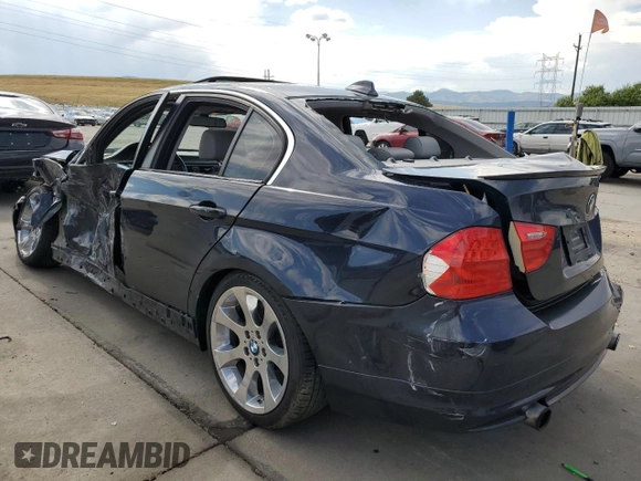 2010 BMW 3 Series 335i xDrive with VIN WBAPL3C59AA407936, listed as a Copart auction lot 70455304 with 89,675 mi miles and Salvage title. Bid and sale history available at DreamBid. Image 2.