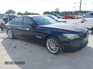 2012 BMW 7 Series 740Li with VIN WBAKB4C57CC576203, listed as a IAAI auction lot 42792281 with 91,705 mi miles and . Bid and sale history available at DreamBid. Image 1.