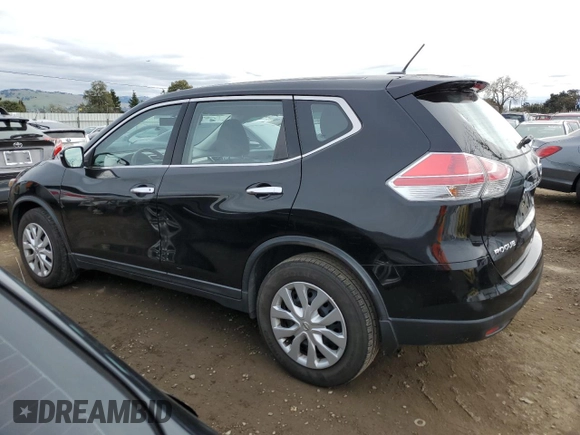 2015 Nissan Rogue SV with VIN KNMAT2MT7FP537914, listed as a Copart auction lot 45238945 with 144,236 mi miles and Salvage Title. Bid and sale history available at DreamBid. Image 2.