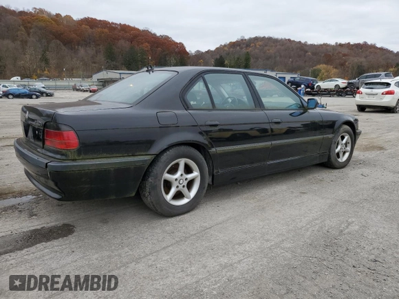 2001 BMW 7 Series 740i with VIN WBAGG83431DN84358, listed as a Copart auction lot 78825624 with 220,545 mi miles and Clean title. Bid and sale history available at DreamBid. Image 3.