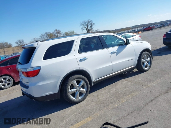2013 Dodge Durango Citadel с VIN 1C4RDJEG6DC668736, выставлен на аукционе IAAI как лот 42033814 с пробегом 220 369 миль миль и . История ставок и продаж доступна на DreamBid. Изображение 4.