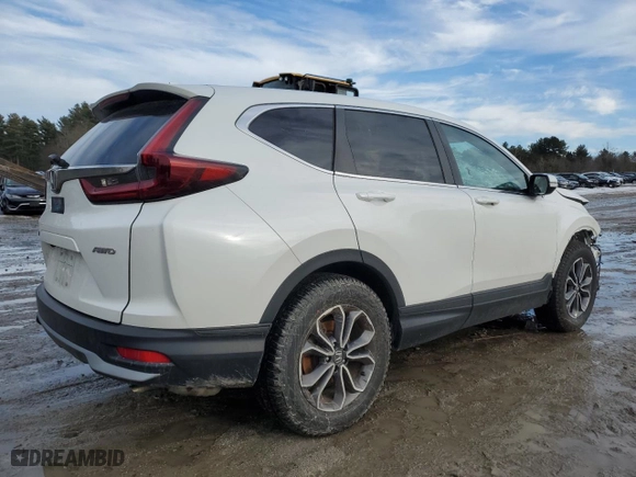 2021 Honda CR-V EX-L with VIN 2HKRW2H84MH616790, listed as a Copart auction lot 45718795 with 0 mi miles and Salvage Title. Bid and sale history available at carsss.com. Image 3.