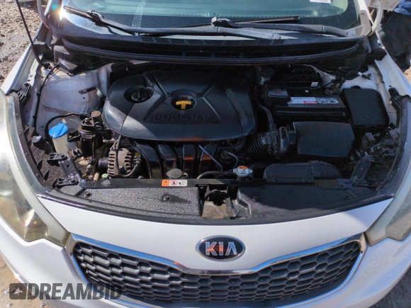 2016 Kia Forte LX with VIN KNAFK4A69G5597447, listed as a Copart auction lot 50978825 with 121,141 mi miles and Salvage Title. Bid and sale history available at carsss.com. Image 11.