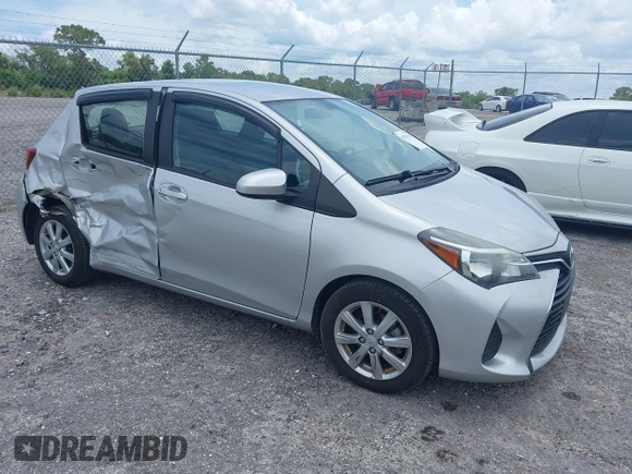 2015 Toyota Yaris L z VIN VNKKTUD30FA019329, wystawiony jako IAAI lot #42547504 z przebiegiem 54 848 mil mil oraz . Historia ofert i sprzedaży dostępna na DreamBid. Obrazek 1.