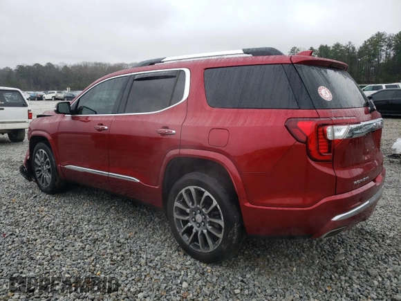 2021 GMC Acadia Denali z VIN 1GKKNXLS7MZ218250, wystawiony jako Copart lot #42729585 z przebiegiem 83 332 mil mil oraz Szkoda całkowita • Salvage title. Historia ofert i sprzedaży dostępna na DreamBid. Obrazek 2.