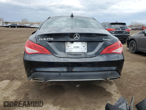 2017 Mercedes-Benz CLA 250 with VIN WDDSJ4GB9HN441005, listed as a Copart auction lot 54726455 with 90,306 mi miles and Salvage Title. Bid and sale history available at DreamBid. Image 6.