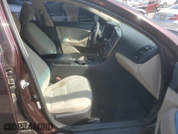 2015 Kia Optima LX with VIN 5XXGM4A72FG440265, listed as a Copart auction lot 55470055 with Not Provided miles and Clean Title. Bid and sale history available at carsss.com. Image 7.