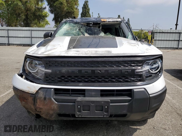 2025 Ford Bronco Sport Big Bend with VIN 3FMCR9BN5SRE04992, listed as a Copart auction lot 61765525 with Not provided miles and Salvage title. Bid and sale history available at DreamBid. Image 5.