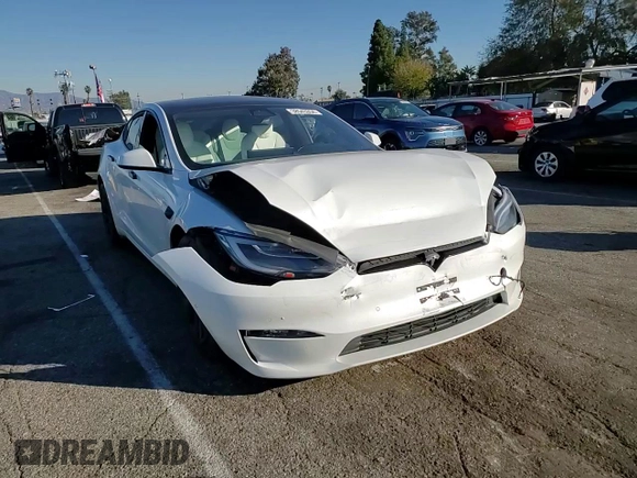 2022 Tesla Model S with VIN 5YJSA1E59NF469984, listed as a Copart auction lot 38543354 with Not provided miles and . Bid and sale history available at DreamBid. Image 11.