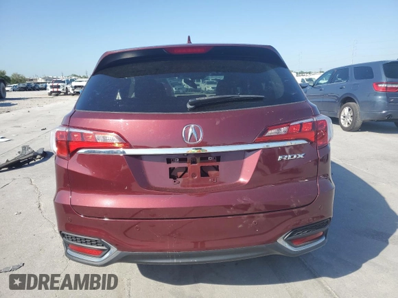 2018 Acura RDX Advance with VIN 5J8TB4H70JL022422, listed as a Copart auction lot 52627185 with 86,856 mi miles and Salvage Title. Bid and sale history available at DreamBid. Image 6.