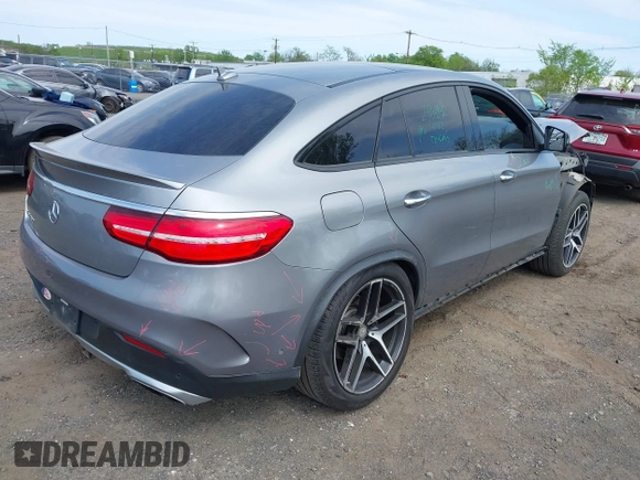 2016 Mercedes-Benz GLE 450 AMG with VIN 4JGED6EB8GA038602, listed as a IAAI auction lot 42166862 with 101,490 mi miles and . Bid and sale history available at DreamBid. Image 4.