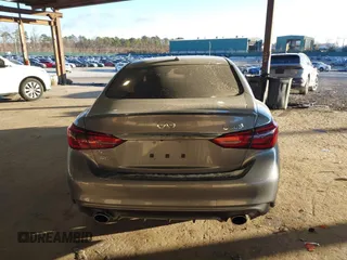 2020 Infiniti Q50 3.0t SPORT with VIN JN1EV7AR2LM252815, listed as a IAAI auction lot 41251310 with 48,117 mi miles. Bid and sale history available at carsss.com. Image 16.