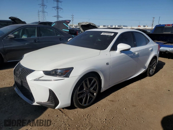 2018 Lexus IS 300 z VIN JTHC81D26J5033191, wystawiony jako Copart lot #53259005 z przebiegiem 62 295 mil mil oraz Szkoda całkowita • Salvage title. Historia ofert i sprzedaży dostępna na DreamBid. Obrazek 1.
