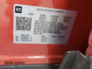 2024 Buick Envista Preferred with VIN KL47LAE24RB148525, listed as a Copart auction lot 48876825 with 14,153 mi miles and Salvage Title. Bid and sale history available at DreamBid. Image 14.