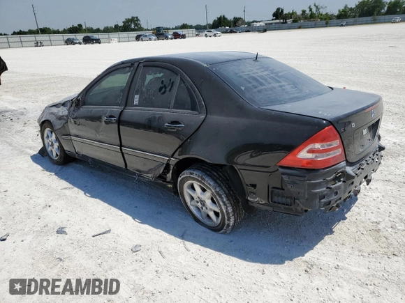 2002 Mercedes-Benz C 230/260/280/320 z VIN WDBRF61J32F222367, wystawiony jako Copart lot #59772325 z przebiegiem Nie podano mil oraz Szkoda całkowita • Salvage title. Historia ofert i sprzedaży dostępna na DreamBid. Obrazek 2.