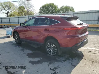 2021 Toyota Venza LE with VIN JTEAAAAH8MJ007902, listed as a Copart auction lot 52990125 with 55,100 mi miles and Salvage Title. Bid and sale history available at carsss.com. Image 2.