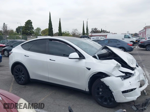 2024 Tesla Model Y with VIN 7SAYGDED6RF166543, listed as a IAAI auction lot 41713362 with Not Provided miles and . Bid and sale history available at DreamBid. Image 13.