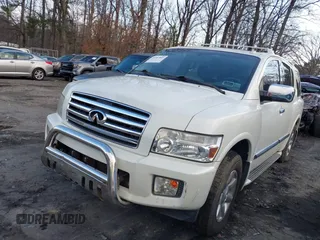 2007 Infiniti QX56 with VIN 5N3AA08C07N802516, listed as a IAAI auction lot 41487865 with 151,437 mi miles. Bid and sale history available at carsss.com. Image 2.