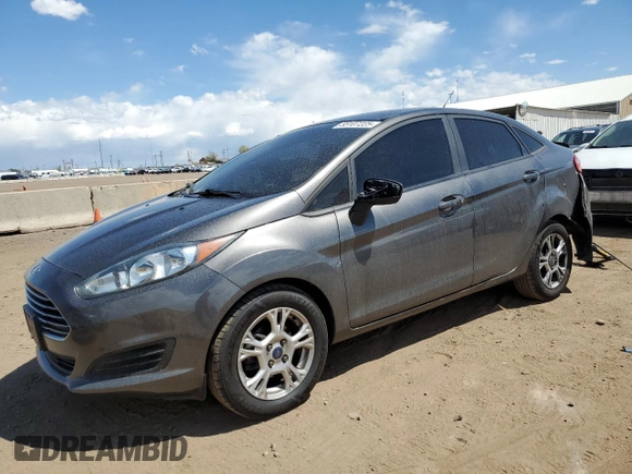 2016 Ford Fiesta SE with VIN 3FADP4BJ4GM127132, listed as a Copart auction lot 55107225 with 133,284 mi miles and Salvage Title. Bid and sale history available at DreamBid. Image 1.