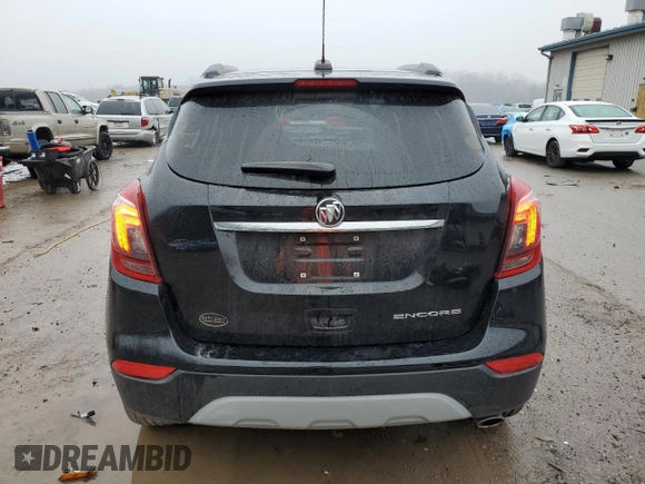 2020 Buick Encore Preferred with VIN KL4CJASB8LB057175, listed as a Copart auction lot 83806444 with 26,965 mi miles and Non Repairable. Bid and sale history available at DreamBid. Image 6.