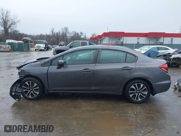 2015 Honda Civic EX with VIN 19XFB2F80FE267622, listed as a IAAI auction lot 41679465 with 140,360 mi miles. Bid and sale history available at carsss.com. Image 15.