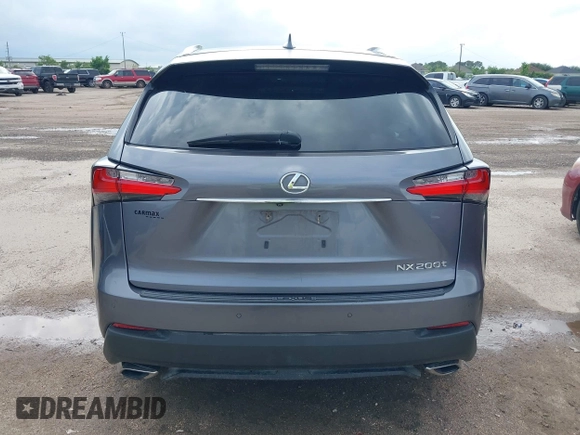 2016 Lexus NX 200t with VIN JTJBARBZ6G2049270, listed as a IAAI auction lot 42111947 with 189,706 mi miles. Bid and sale history available at carsss.com. Image 16.