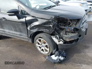 2018 Ford EcoSport SE with VIN MAJ6P1ULXJC228707, listed as a IAAI auction lot 41630469 with 91,070 mi miles. Bid and sale history available at carsss.com. Image 6.