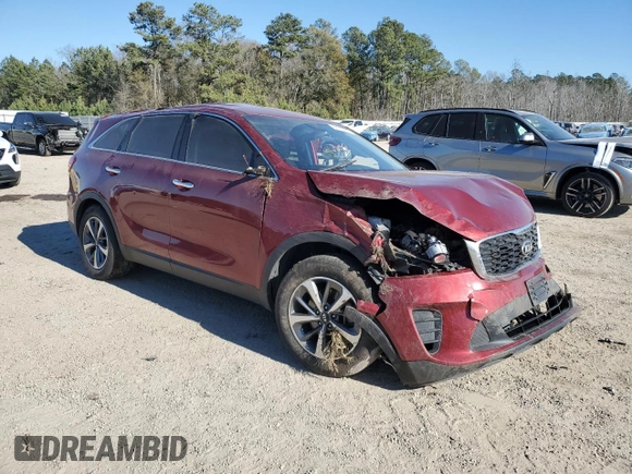 2020 Kia Sorento LX V6 with VIN 5XYPG4A59LG671550, listed as a Copart auction lot 88703985 with Not Provided miles and Salvage Title. Bid and sale history available at carsss.com. Image 4.