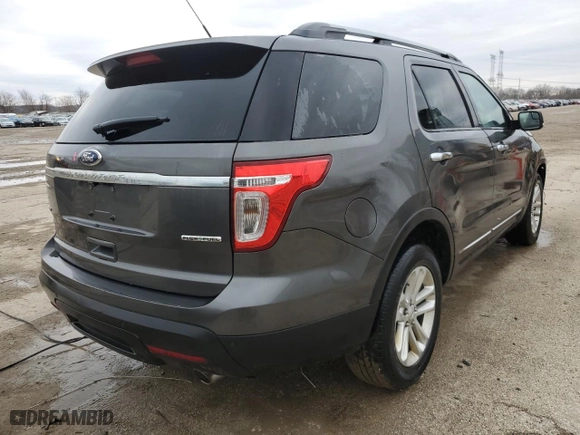 2015 Ford Explorer XLT with VIN 1FM5K7D89FGC35596, listed as a Copart auction lot 48043865 with 272,970 mi miles and Salvage Title. Bid and sale history available at carsss.com. Image 3.