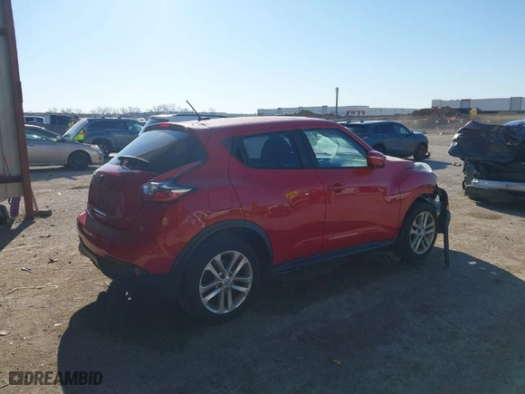 2016 Nissan Juke S with VIN JN8AF5MR8GT601274, listed as a IAAI auction lot 41837920 with 100,856 mi miles. Bid and sale history available at carsss.com. Image 4.