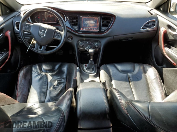 2016 Dodge Dart GT with VIN 1C3CDFEB2GD555795, listed as a Copart auction lot 51531945 with 216,703 mi miles and Salvage Title. Bid and sale history available at DreamBid. Image 8.