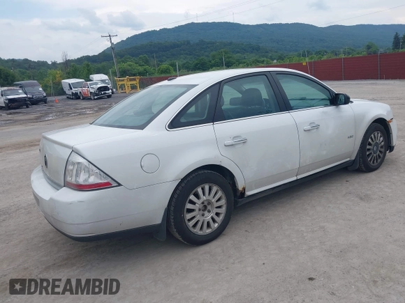 2008 Mercury Sable with VIN 1MEHM40W08G624322, listed as a IAAI auction lot 42696430 with 148,558 mi miles and . Bid and sale history available at DreamBid. Image 4.
