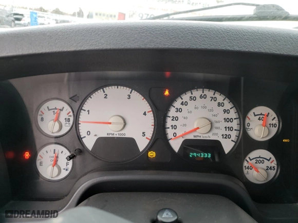 2006 Dodge Ram 3500 SLT with VIN 3D7LX38C76G173517, listed as a Copart auction lot 44635905 with 294,333 mi miles and Salvage Title. Bid and sale history available at carsss.com. Image 9.