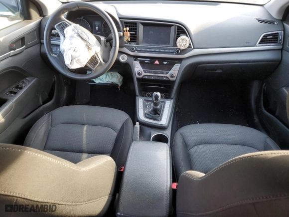 2017 Hyundai Elantra SE with VIN KMHD84LF0HU261176, listed as a Copart auction lot 48322675 with 115,295 mi miles and Salvage Title. Bid and sale history available at carsss.com. Image 8.