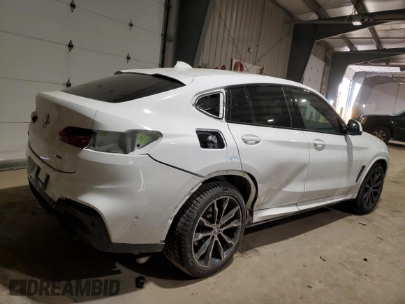 2021 BMW X4 xDrive30i with VIN 5UX2V1C01M9H72635, listed as a Copart auction lot 78649113 with 31,910 mi miles. Bid and sale history available at carsss.com. Image 3.