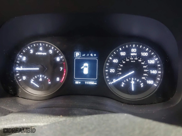2018 Hyundai Tucson Value with VIN KM8J3CA22JU688957, listed as a IAAI auction lot 41868195 with 117,256 mi miles. Bid and sale history available at carsss.com. Image 7.