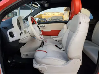 2015 FIAT 500e with VIN 3C3CFFGE5FT585805, listed as a Copart auction lot 81520364 with 43,946 mi miles and Clean Title. Bid and sale history available at carsss.com. Image 7.