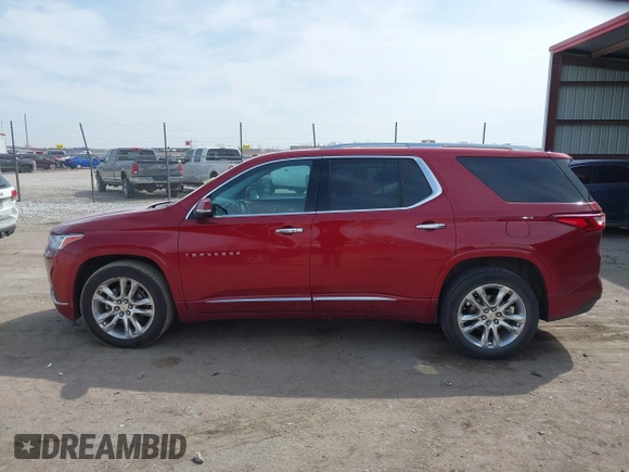2018 Chevrolet Traverse High Country with VIN 1GNEVKKW0JJ106147, listed as a IAAI auction lot 41995736 with 95,512 mi miles. Bid and sale history available at carsss.com. Image 14.