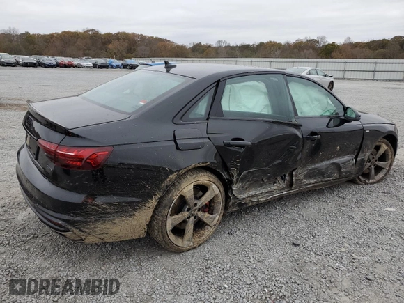 2024 Audi A4 S line Premium Plus z VIN WAUEAAF47RN007768, wystawiony jako Copart lot #81501114 z przebiegiem 10 763 mil mil oraz Szkoda całkowita • Salvage title. Historia ofert i sprzedaży dostępna na DreamBid. Obrazek 3.