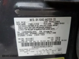 2008 Ford Taurus X SEL with VIN 1FMDK02W48GA18934, listed as a Copart auction lot 88786975 with 144,442 mi miles and Salvage Title. Bid and sale history available at carsss.com. Image 14.