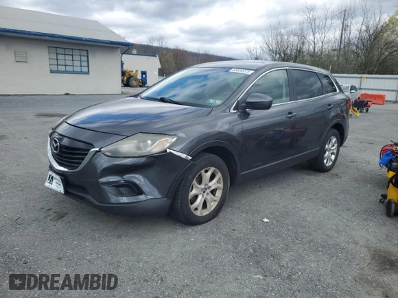 2013 Mazda CX-9 Sport with VIN JM3TB3BV1D0414354, listed as a Copart auction lot 53524975 with 156,388 mi miles and Clean Title. Bid and sale history available at carsss.com. Image 1.
