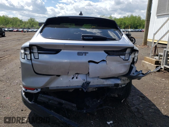 2022 Ford Mustang Mach-E GT with VIN 3FMTK4SE6NMA31440, listed as a Copart auction lot 55771295 with 29,176 mi miles and Salvage title. Bid and sale history available at DreamBid. Image 6.