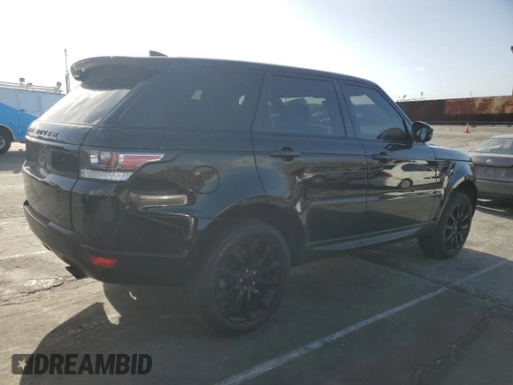 2017 Land Rover Range Rover Sport HSE with VIN SALWR2FV6HA160512, listed as a Copart auction lot 51168075 with 78,175 mi miles and Salvage Title. Bid and sale history available at carsss.com. Image 3.