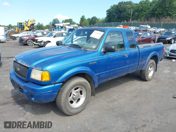 2002 Ford Ranger XLT Off-Road with VIN 1FTZR45U22TA46267, listed as a IAAI auction lot 42626509 with 76,647 mi miles and . Bid and sale history available at DreamBid. Image 2.