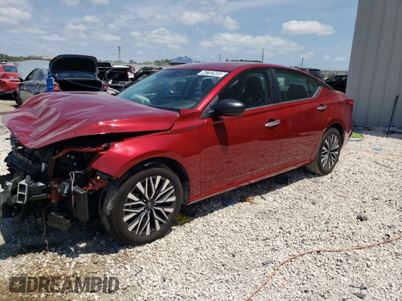2025 Nissan Altima SV with VIN 1N4BL4DV8SN306940, listed as a Copart auction lot 54752565 with 11,081 mi miles and Salvage Title. Bid and sale history available at DreamBid. Image 1.