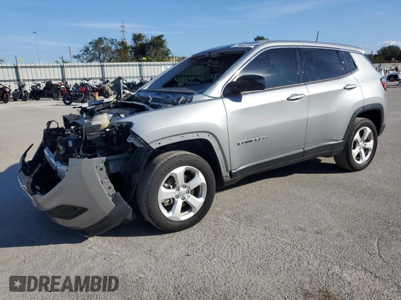 2022 Jeep Compass North with VIN 3C4NJDBB0NT170023, listed as a Copart auction lot 76602004 with 41,191 mi miles and Salvage Title. Bid and sale history available at DreamBid. Image 1.