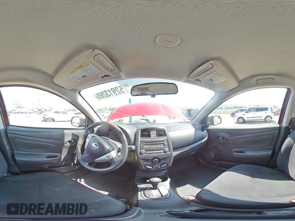 2015 Nissan Versa SV with VIN 3N1CN7AP2FL837012, listed as a Copart auction lot 52913265 with 108,972 mi miles and Salvage Title. Bid and sale history available at carsss.com. Image 14.